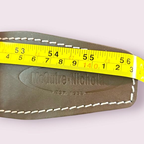 McGuire-Nicholas 56" leather belt - Picture 4 of 4